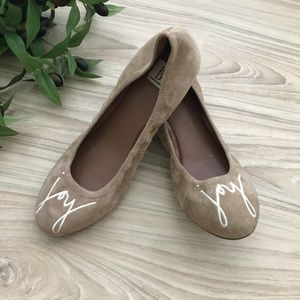 • ED Ellen Degeneres • Suede Joy Flats Sz 10